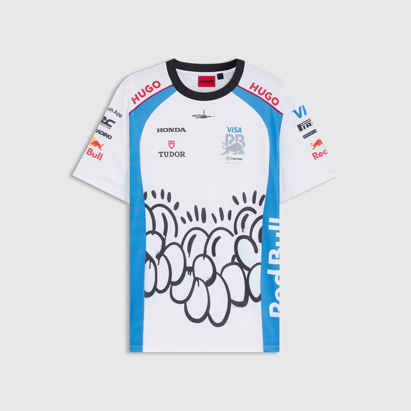 VCARB SE MENS SILVERSTONE TEAM TEE - White