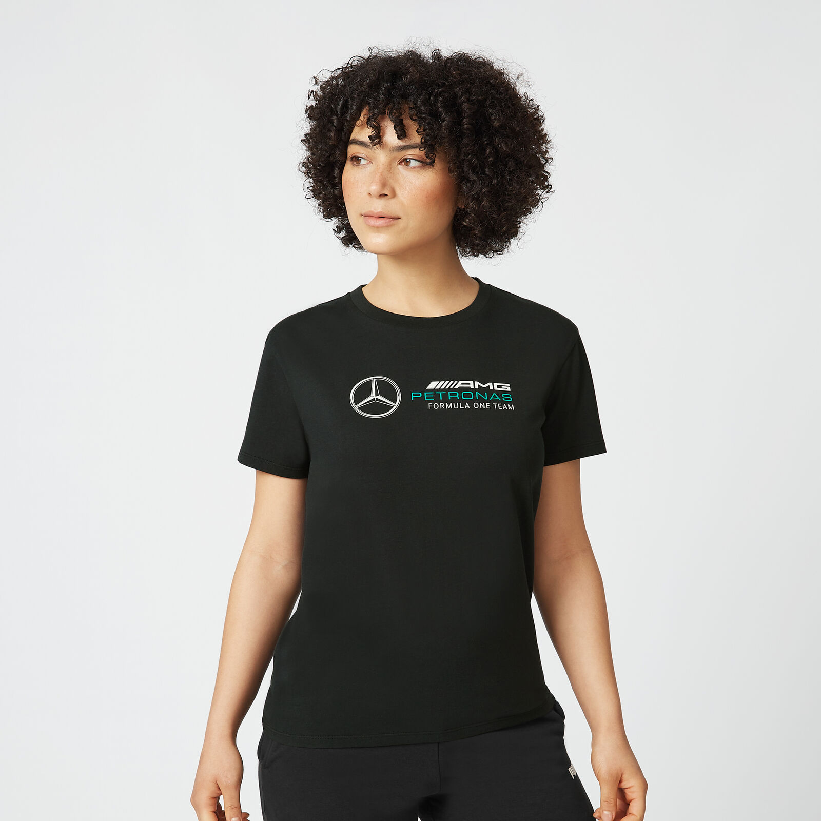 Large Logo-Damen-T-Shirt - Mercedes-AMG Petronas | Fuel For Fans