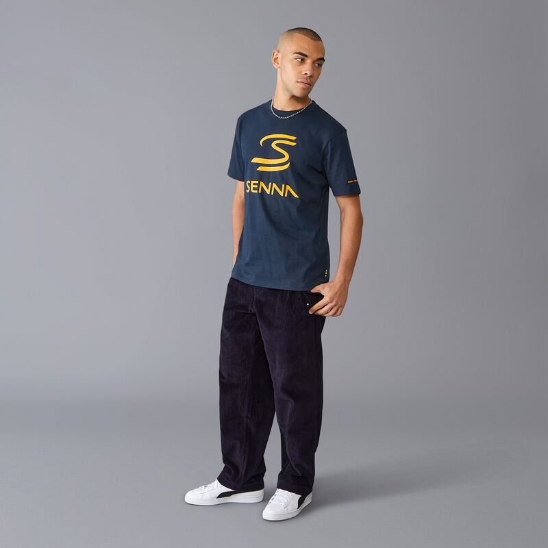 AS FW MENS SENNA LOGO TEE - navy