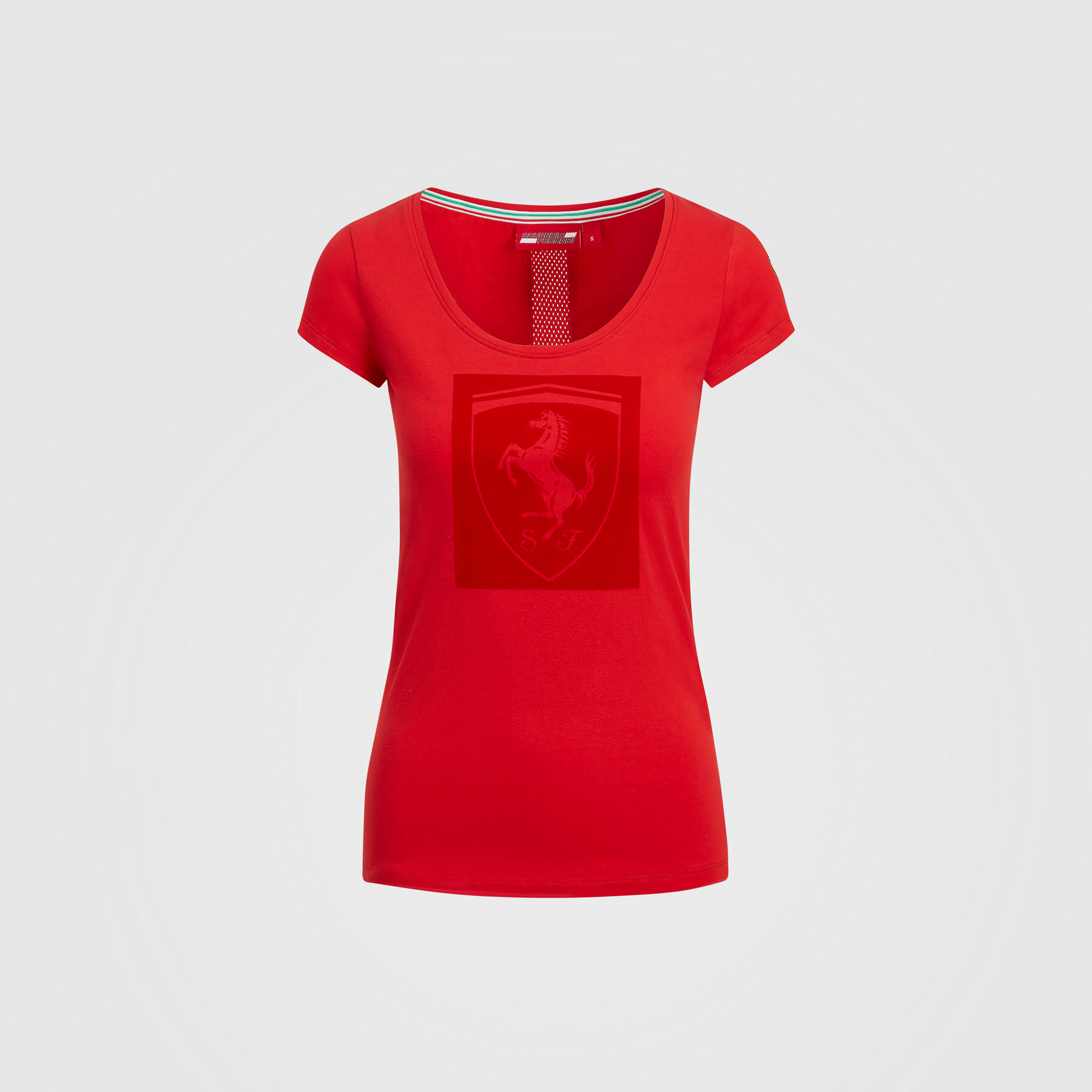 Womens Race T Shirt Scuderia Ferrari Fuel For Fans