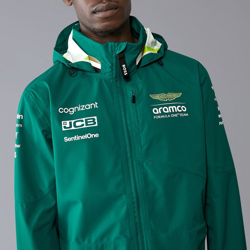 AMF1 RP TEAM RAIN JACKET - green