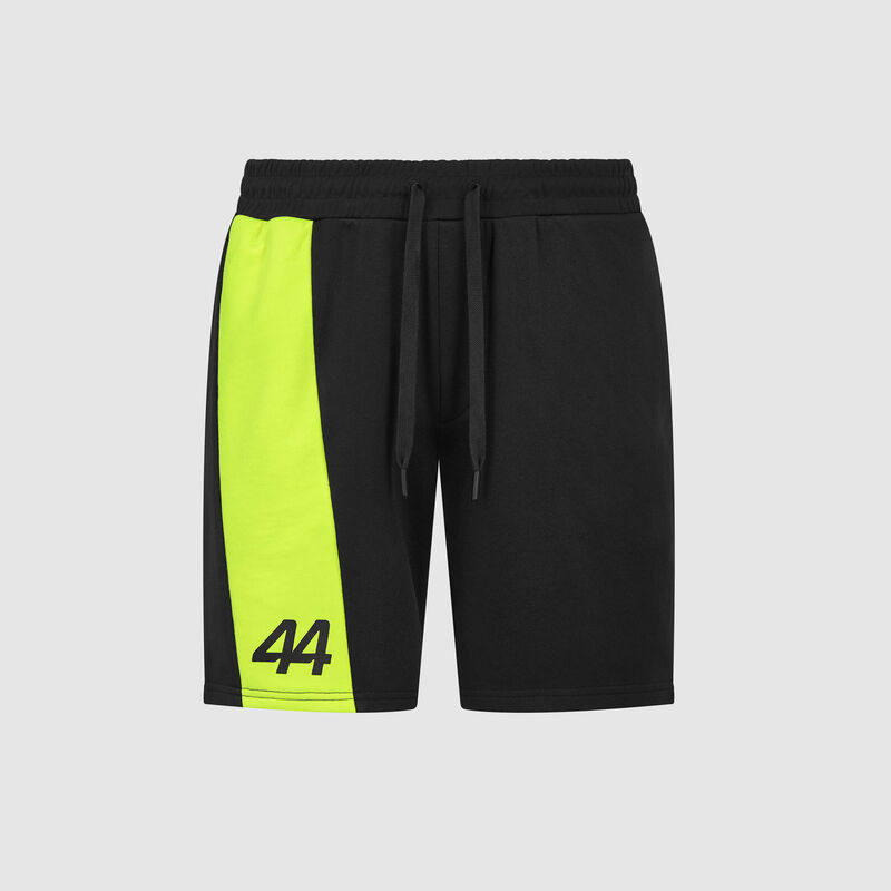 Lewis Hamilton Sweat Shorts 2024 - Mercedes-AMG F1 - Black XS for males - 8719203405490 - Fuel For Fans F1 Merchandise store