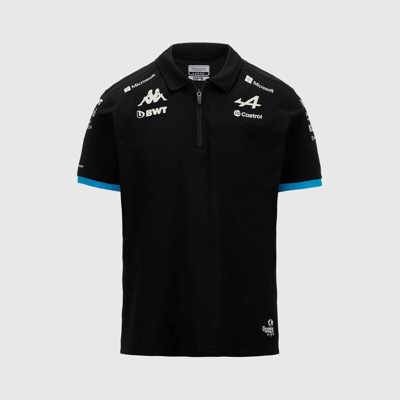 ALPINE SL RP TEAM POLO - black