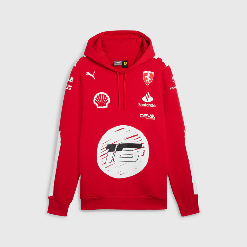 SF RP SE JOSHUA VIDES HOODY - red-leclerc