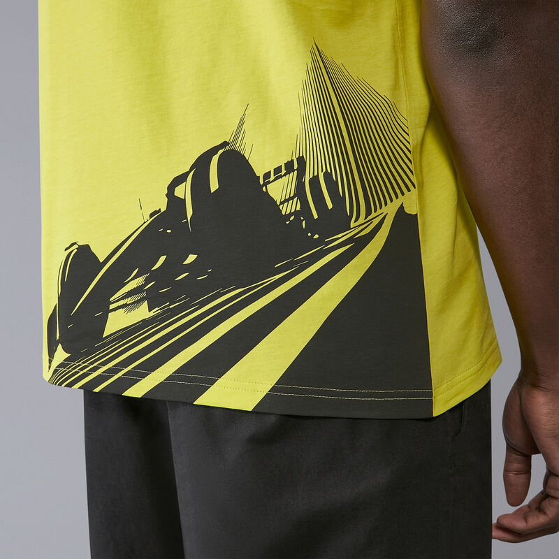 AMF1 FW LIFESTYLE CAR GRAPHIC TEE - lime