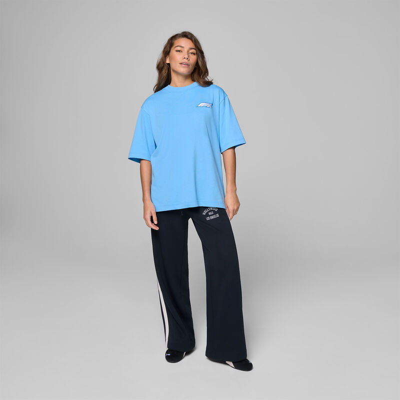 F1 FW HERITAGE LOGO TEE - blue