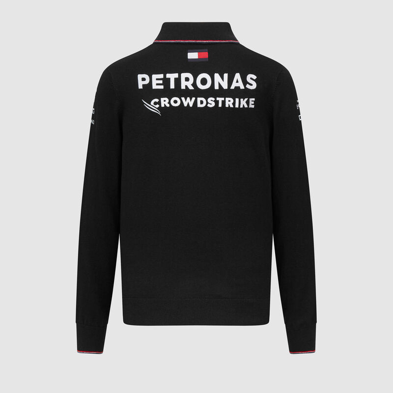 MAPF1 RP KNITTED LS POLO - black