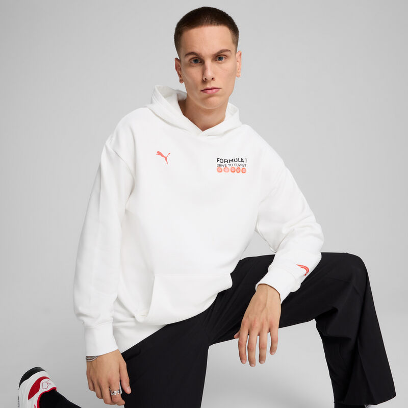 F1 FW DTS Hoodie Relaxed - white