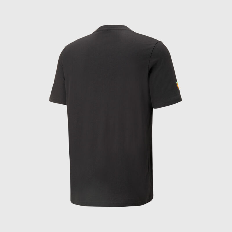 SF LS MENS RACE BIG SHIELD HERITAGE TEE - black