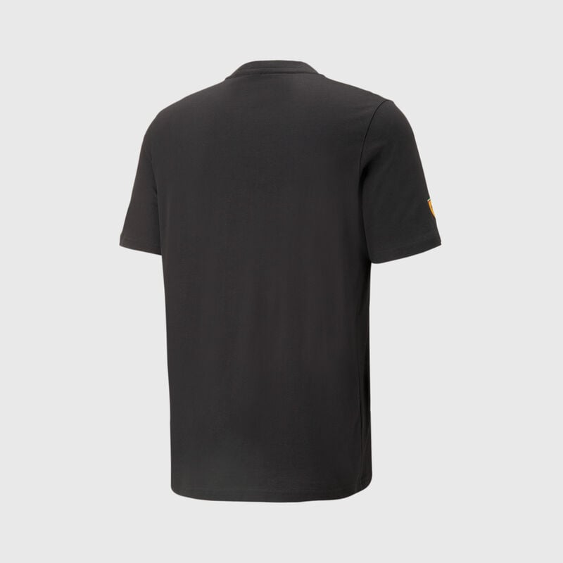 SF LS MENS RACE BIG SHIELD HERITAGE TEE - black