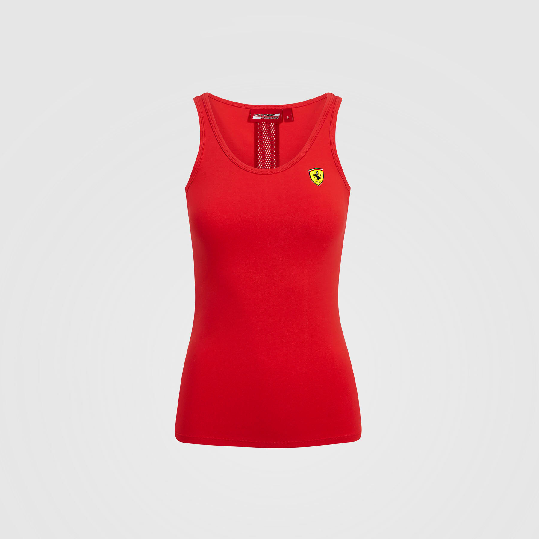 Scuderia Ferrari F1 Fanwear Womens Ladies Vest Tank Top Tee Sizes XS-XL New 