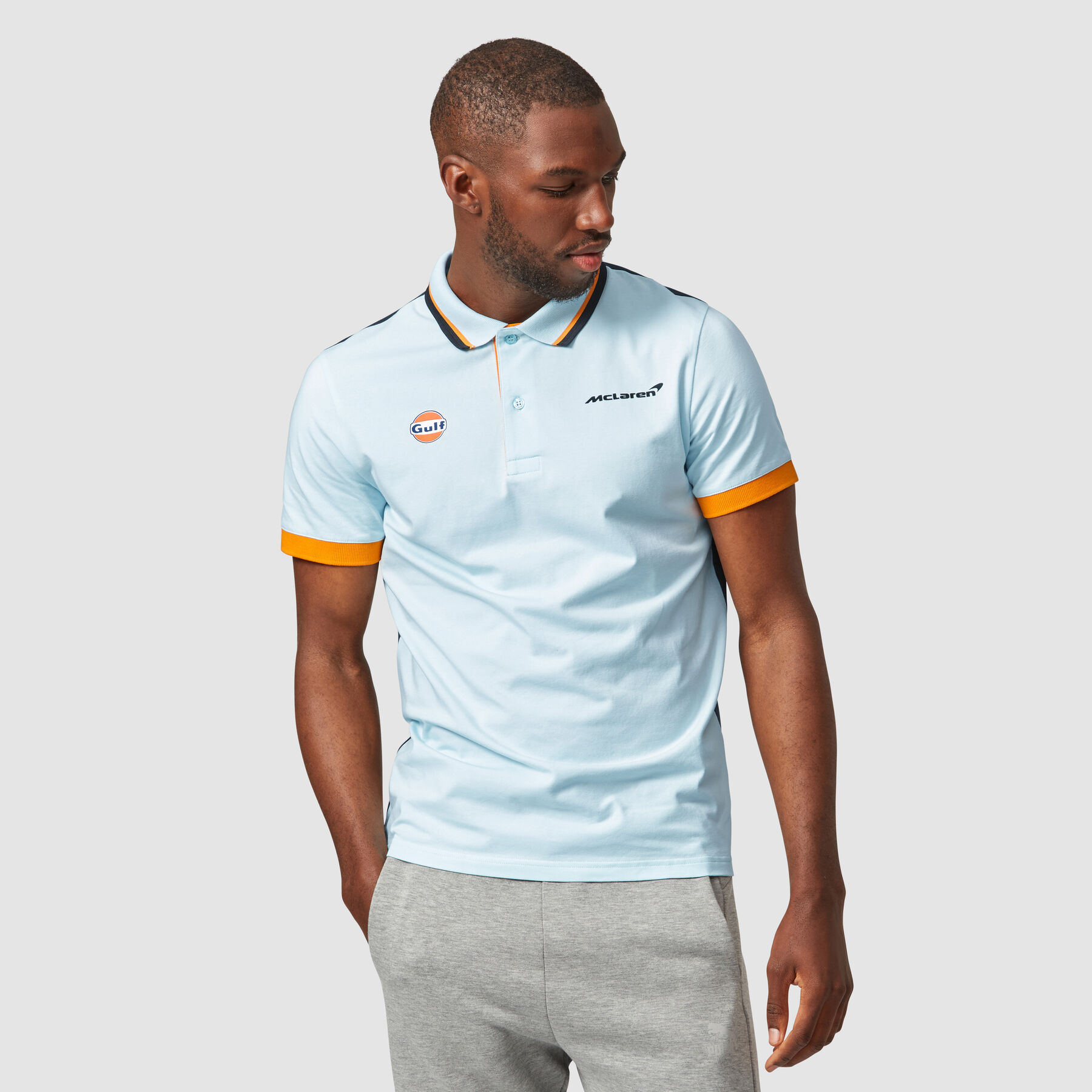 Gulf shop polo shirt