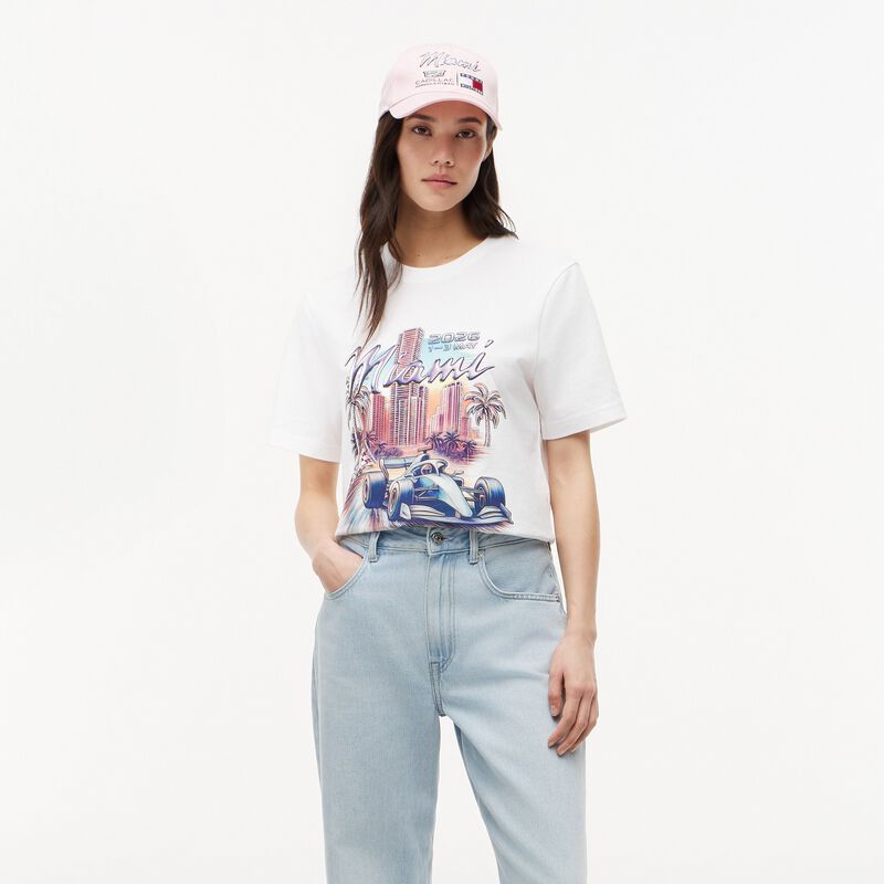 CF1 SE MENS MIAMI GRAPHIC TEE - White