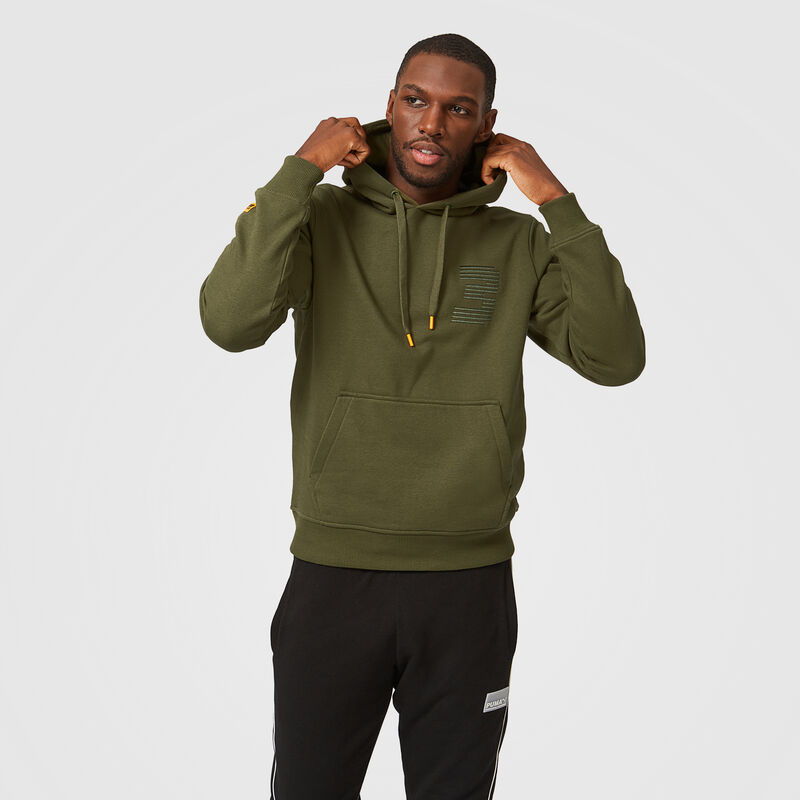 MCLAREN FW MENS RICCIARDO DR3 AUS HOODY - khaki