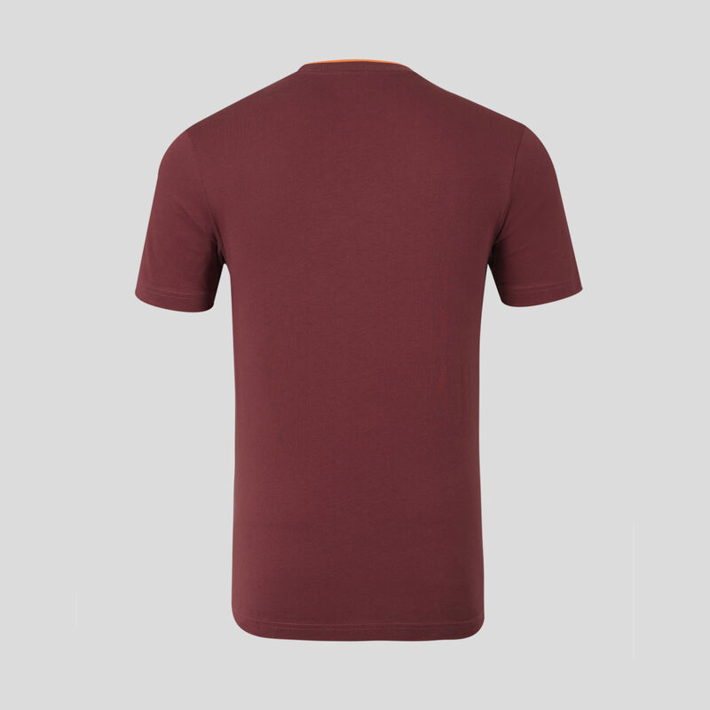 MCL FW MENS CORE TEE - burgundy