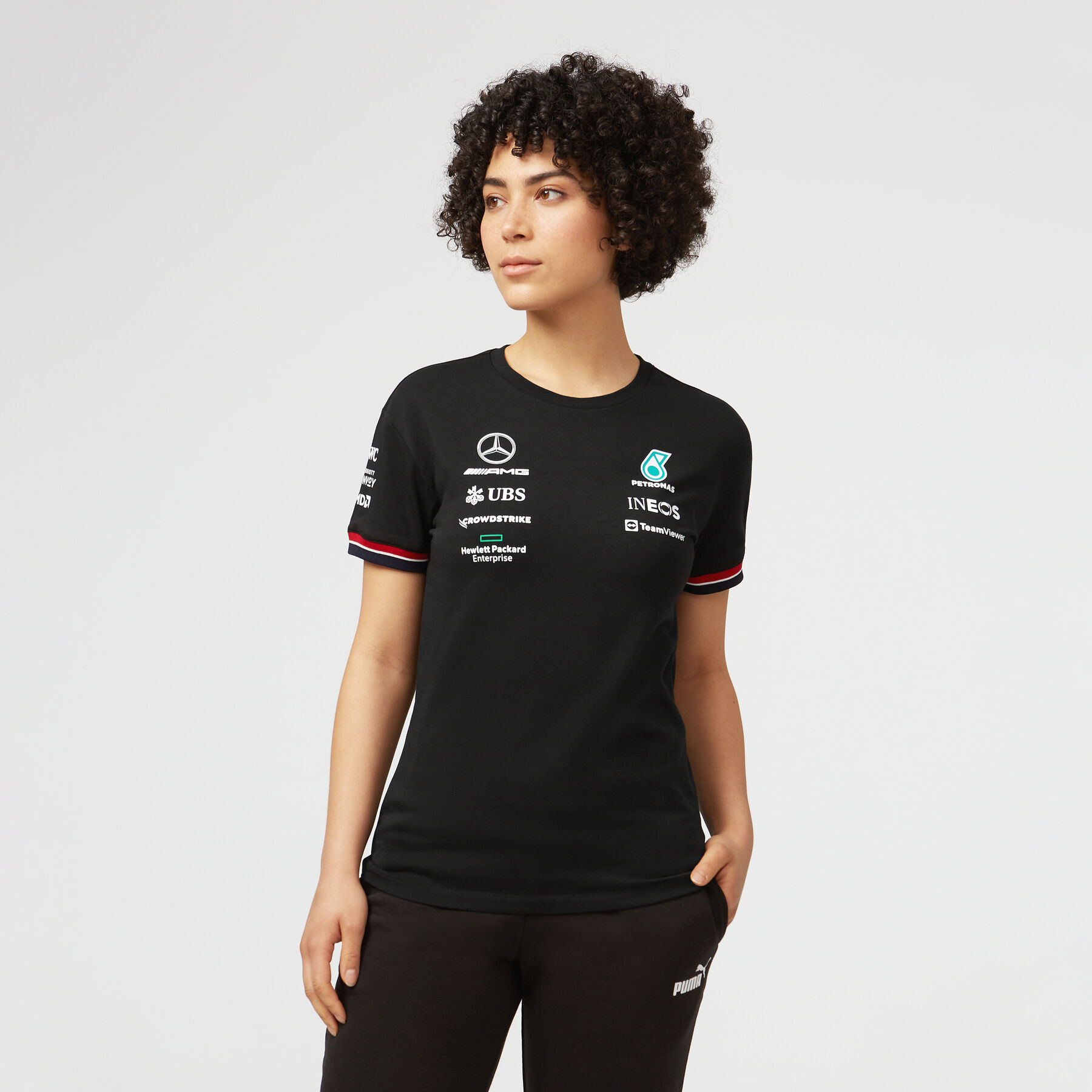 Womens 2022 Team T Shirt Mercedes AMG Petronas Fuel For Fans