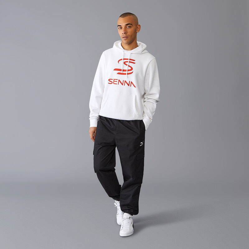 AS FW MENS SENNA LOGO HOODY - red