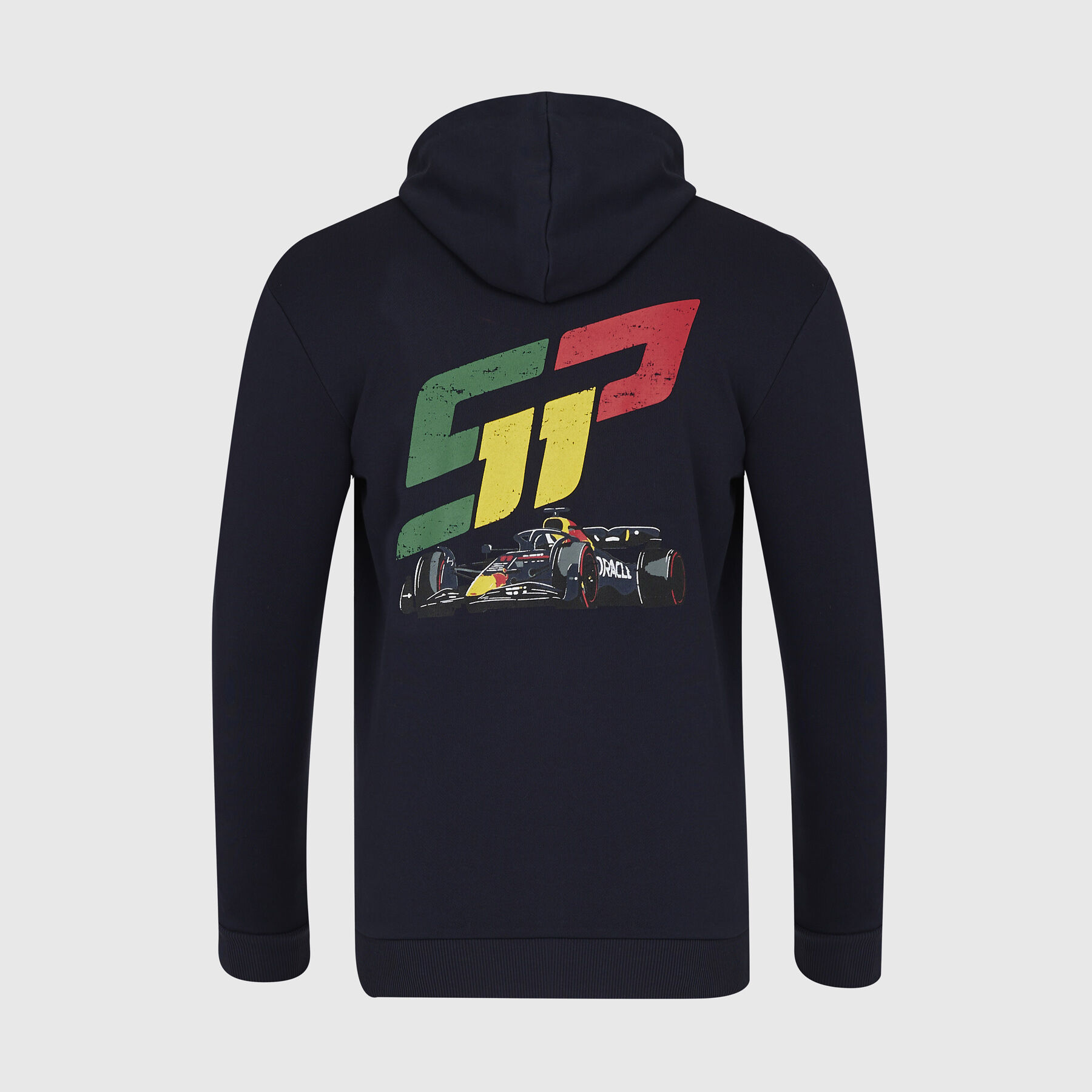 Sergio Perez Race Car Zip Hoodie Red Bull Racing Fuel For Fans