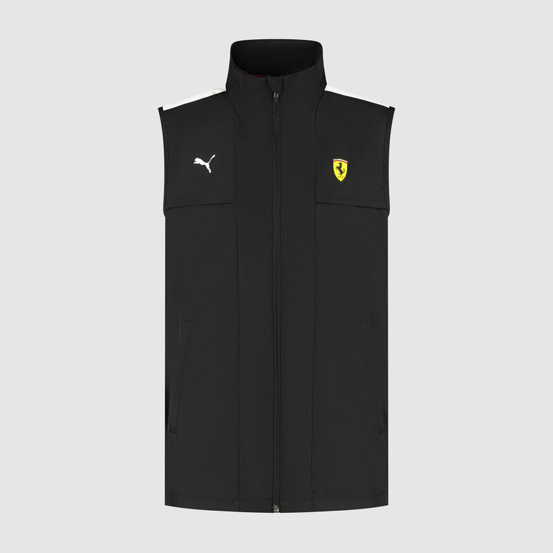 PUMA Gilet 2025 - Scuderia Ferrari F1 - Black XS for males - 4069156147270 - Fuel For Fans F1 Merchandise store