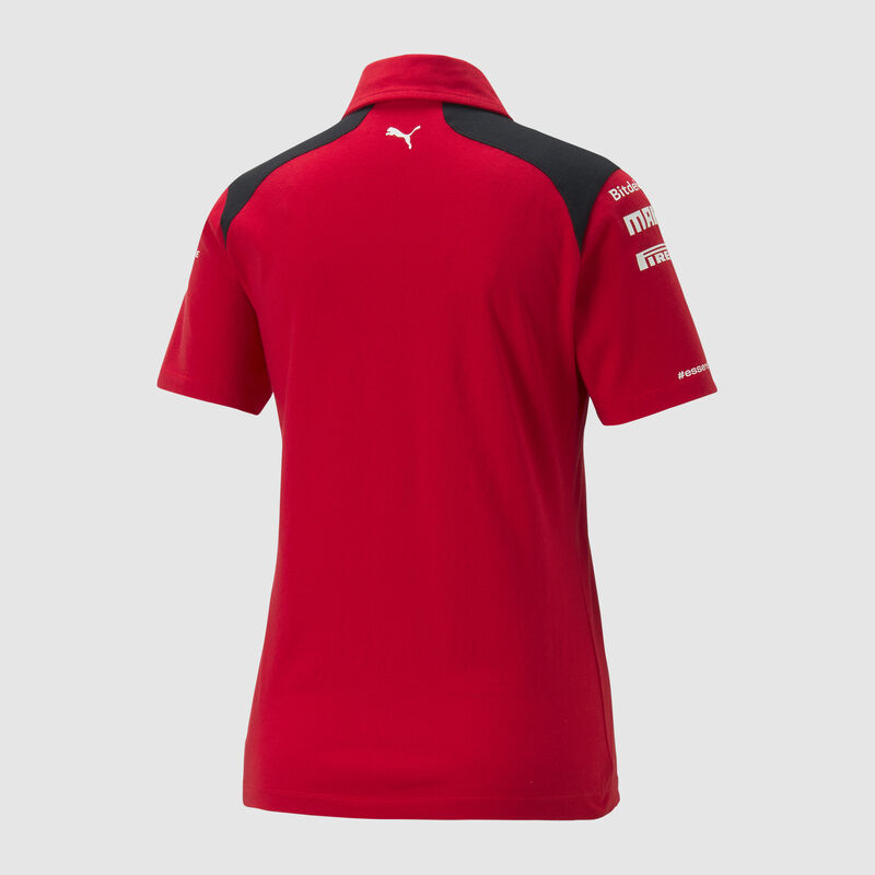 SF RP WOMENS TEAM POLO - red