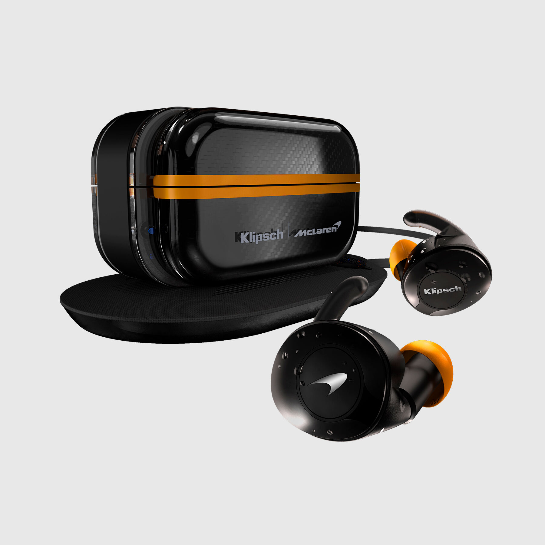 Klipsch T5 II True Wireless Sport McLaren Edition Earphones Klipsch T5 II True Wireless Sport McLaren Edition Earphones