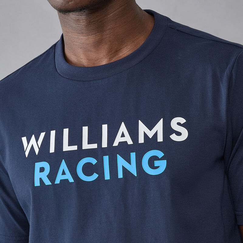 WILLIAMS RACING FW MENS LOGO TEE - navy