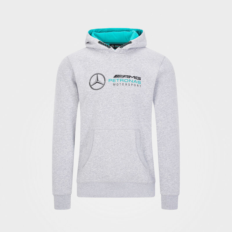 MAPM FW LOGO HOODED SWEAT - grey