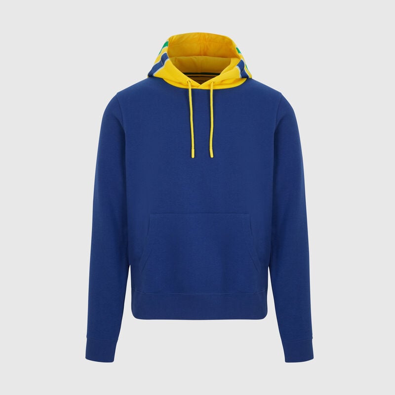 AS FW MENS STRIPE HOODY - navy