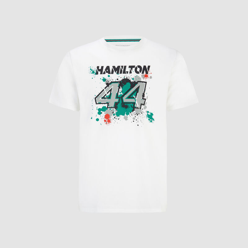 MAPF1 FW MENS LEWIS #44 TEE - white