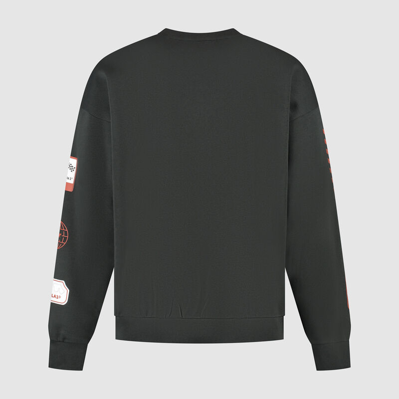 F1 FW HERITAGE GRAPHIC CREW SWEAT - black