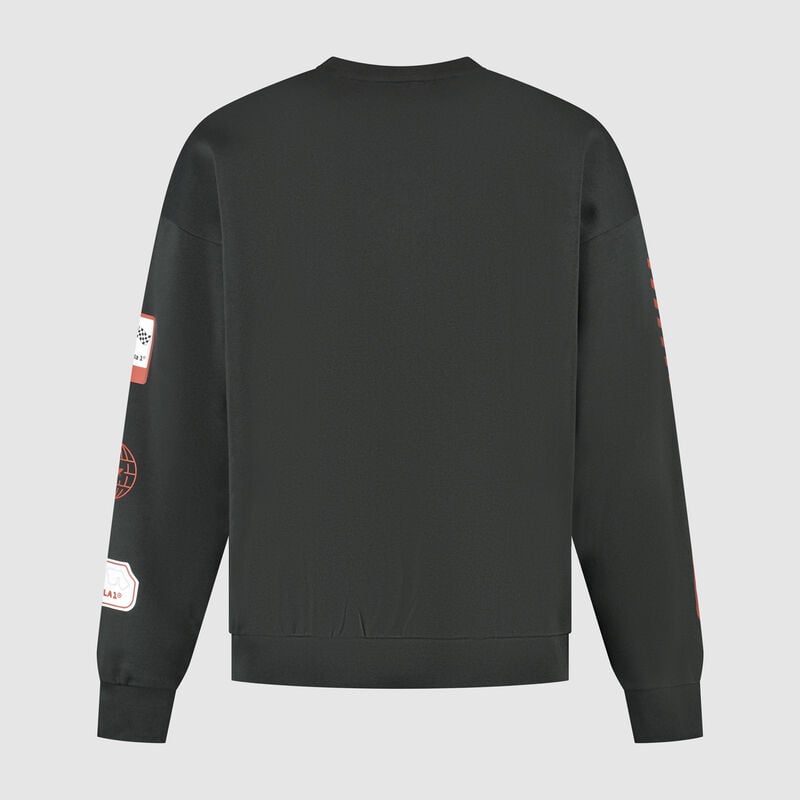 F1 FW HERITAGE GRAPHIC CREW SWEAT - black