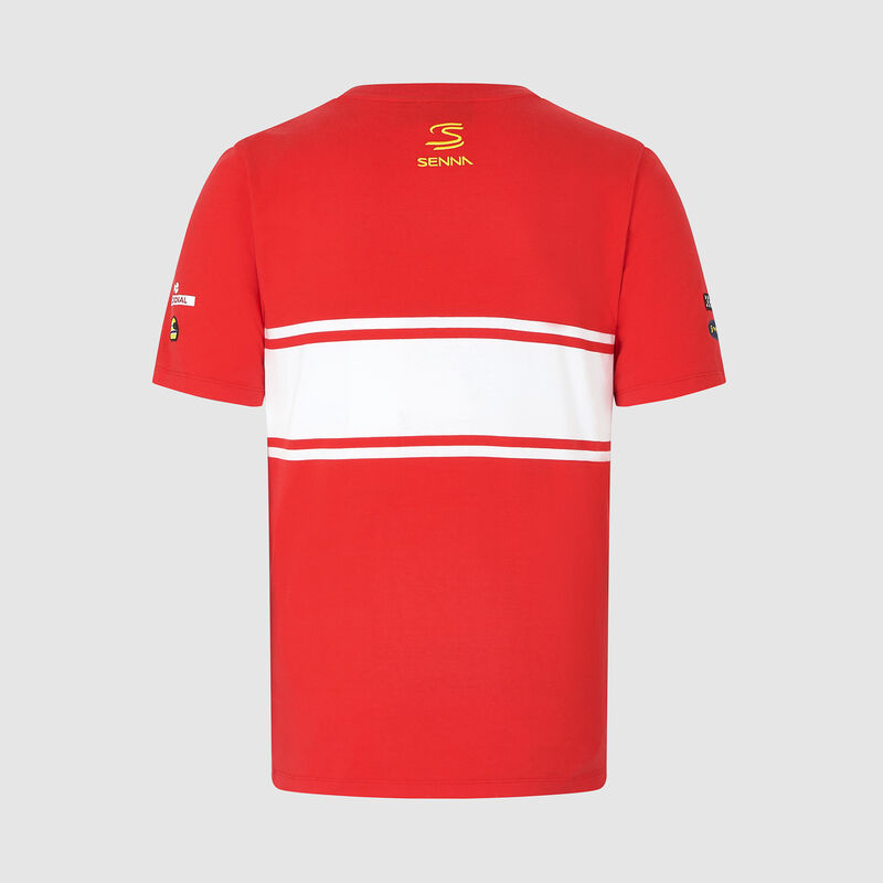 AS FW MENS LEGACY PATCHWORK SENNA TEE - red