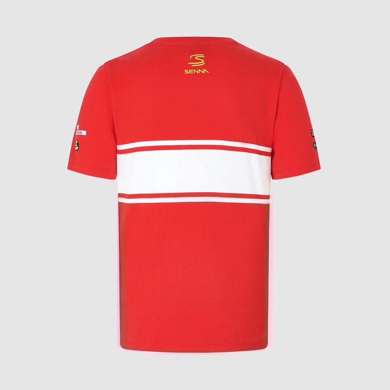AS FW MENS LEGACY PATCHWORK SENNA TEE - red