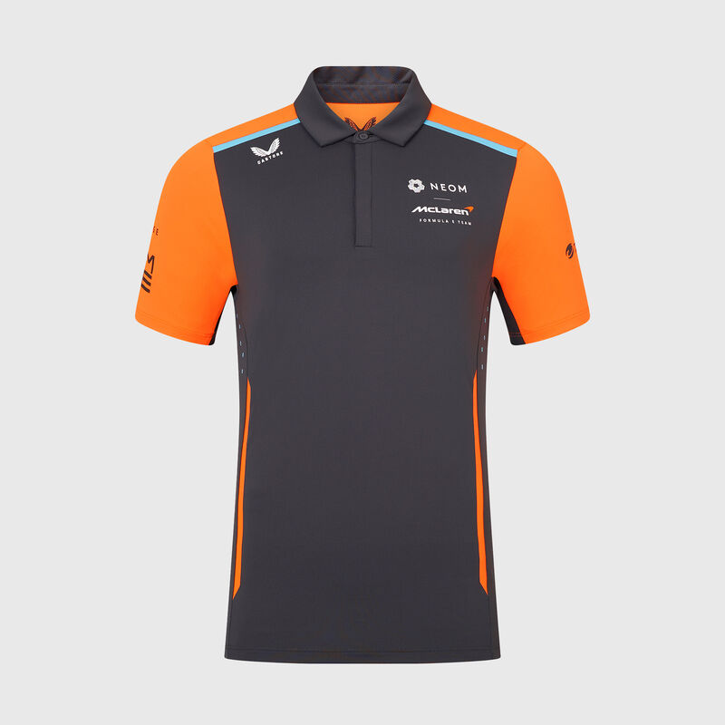 MCLAREN FE MENS TEAM POLO - grey