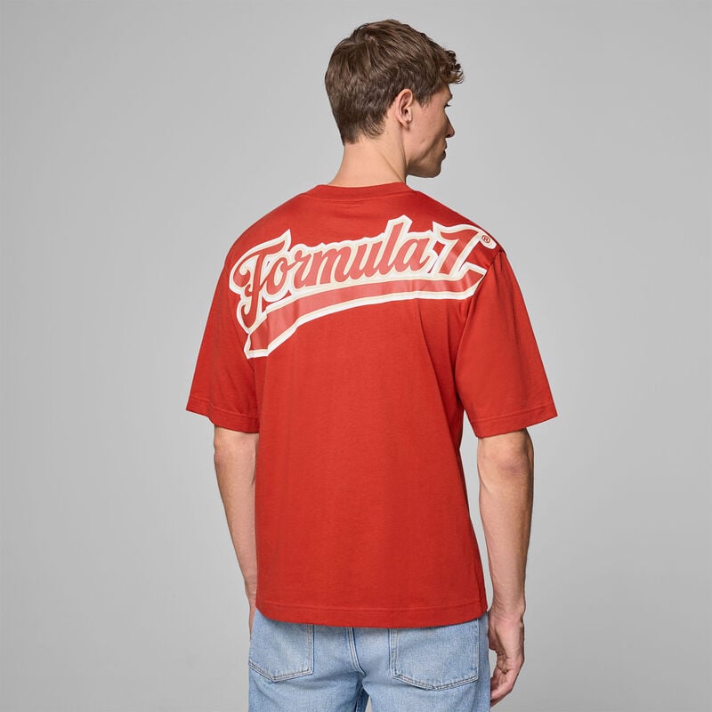 F1 FW HERITAGE LOGO TEE - red