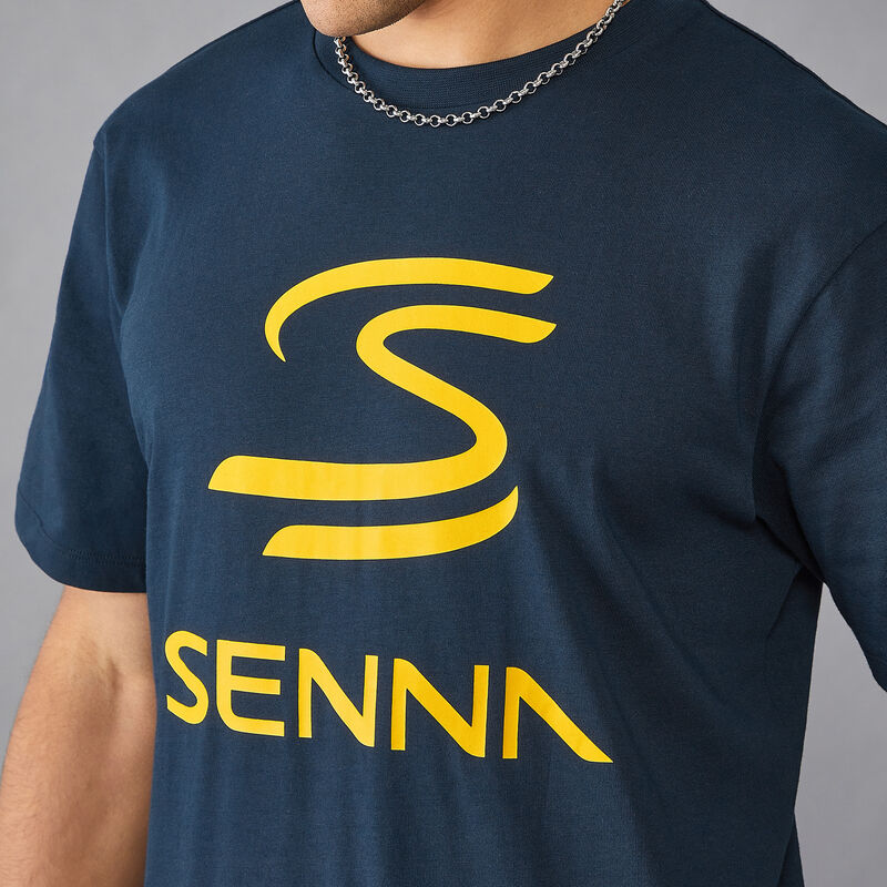 AS FW MENS SENNA LOGO TEE - navy