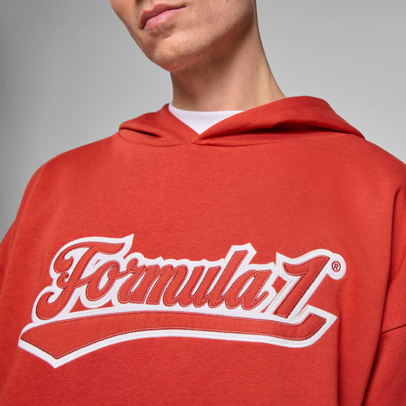F1 FW HERITAGE GRAPHIC HOODY - red