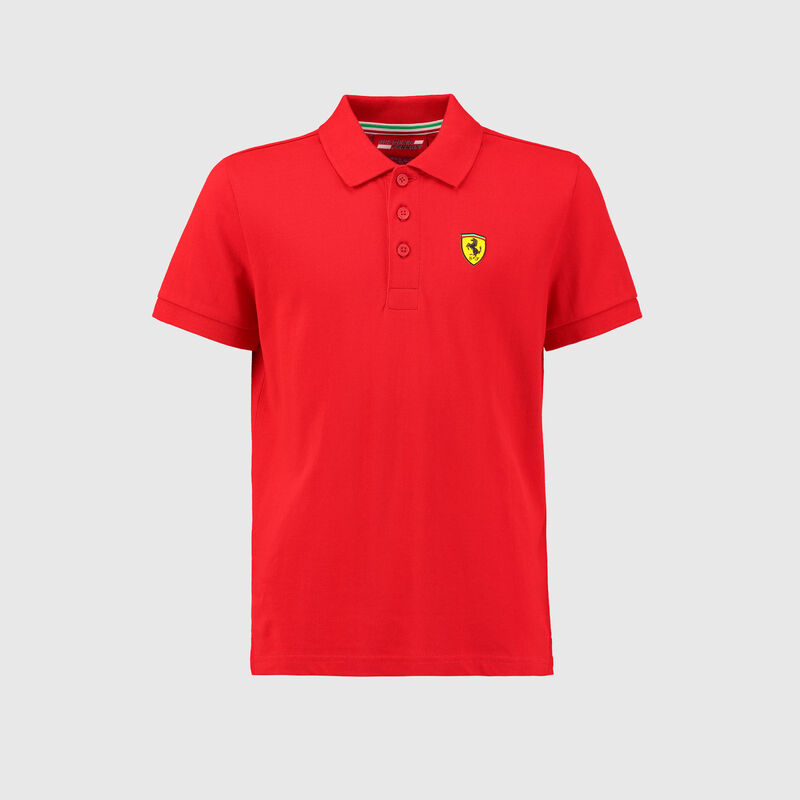 SF FW KIDS CLASSIC POLO - red