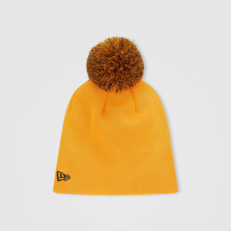 MCLAREN FW ESSENTIAL SKULL BOBBLE HAT - orange