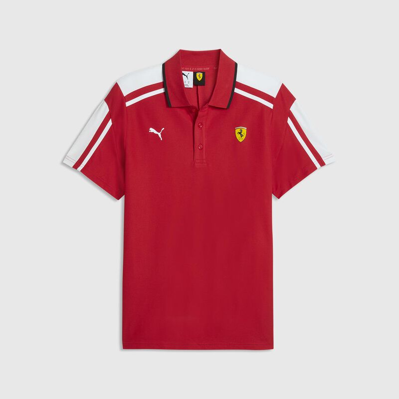 PUMA MT7 Polo 2026 - Scuderia Ferrari F1 - Rosso corsa red XS for males - Fuel For Fans F1 Merchandise store