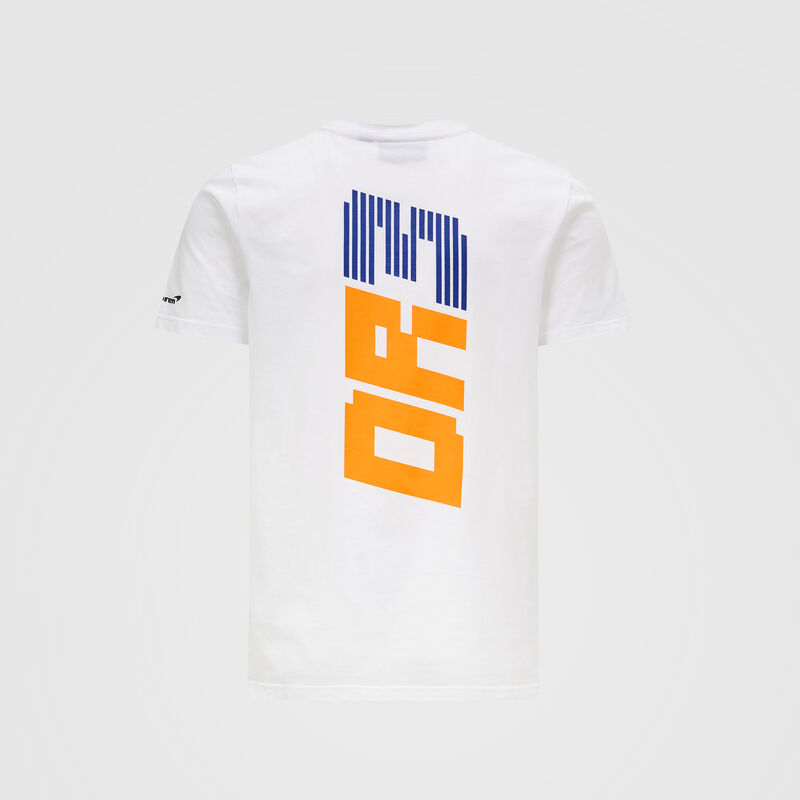 MCLAREN FW MENS RICCIARDO DR3 TEE - white