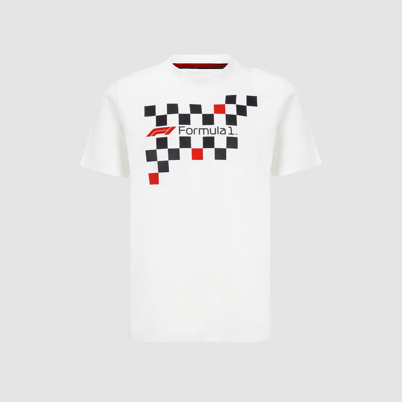 F1 FW FLAG GRAPHIC TEE - white