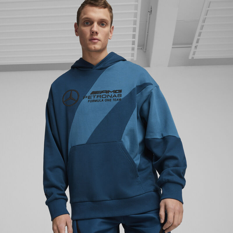 MAPF1 LS MENS STATEMENT HOODY - blue