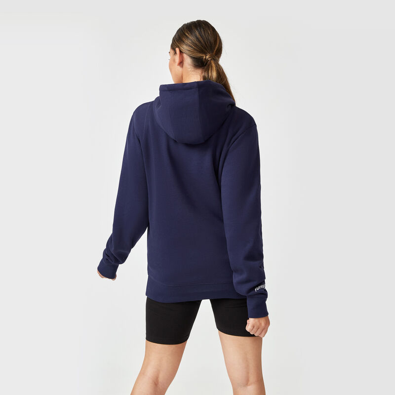FE FW TONAL E LOGO HOODY - navy