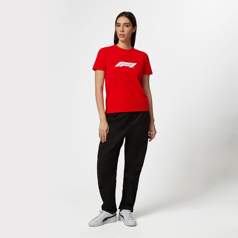 F1 FW WOMENS LOGO TEE - red