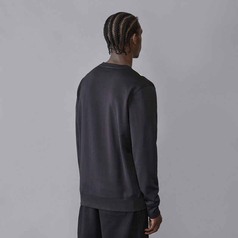 MAPF1 FW LH CREW NECK SWEAT - black