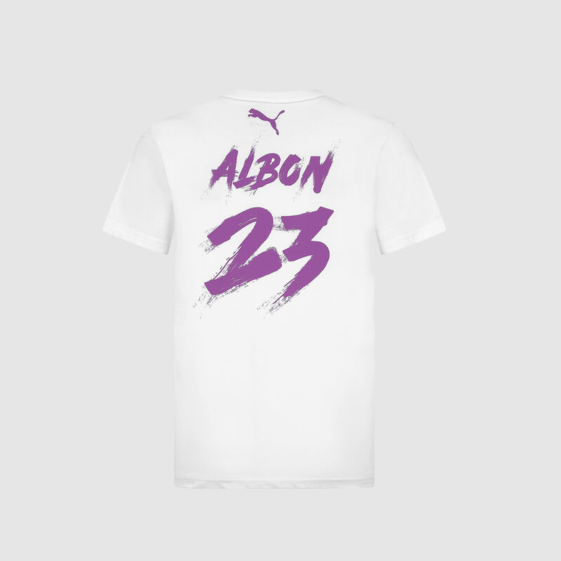 WILLIAMS RACING FW KIDS ALBON TEE - white