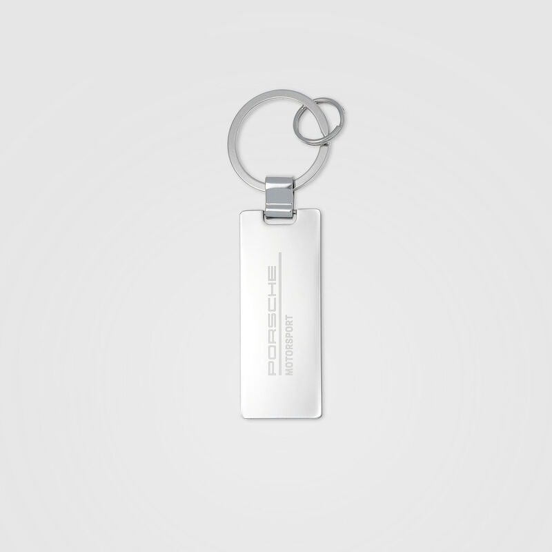 PORSCHE FW ENGRAVED KEYRING - silver