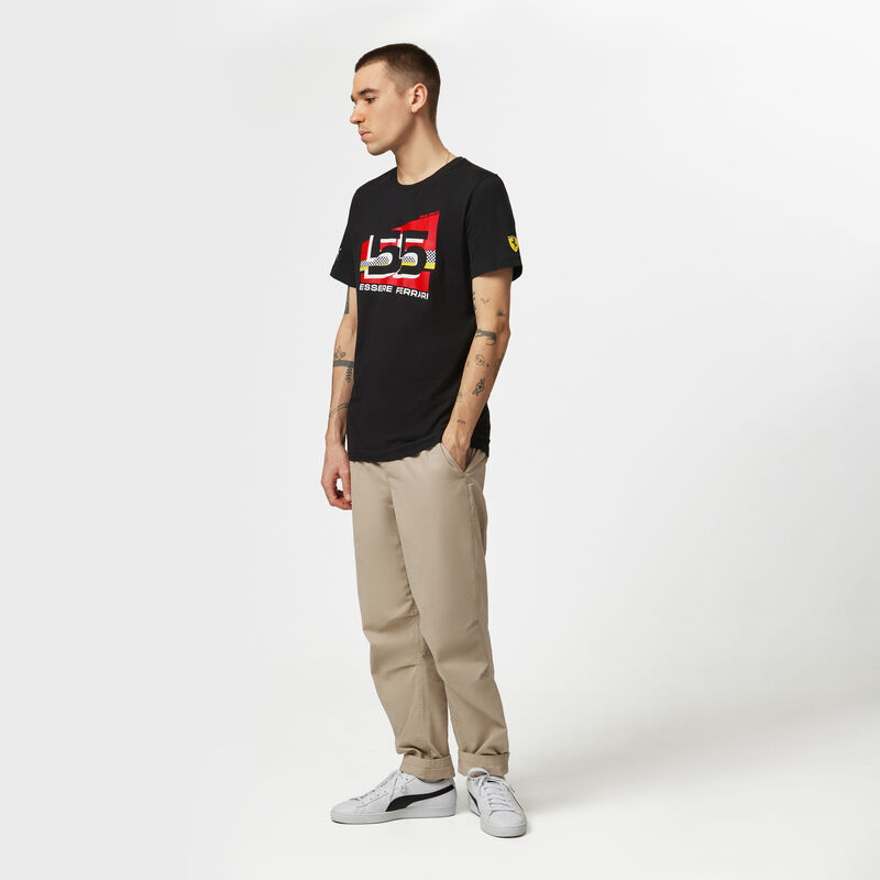 SF FW MENS DRIVER TEE - black-sainz