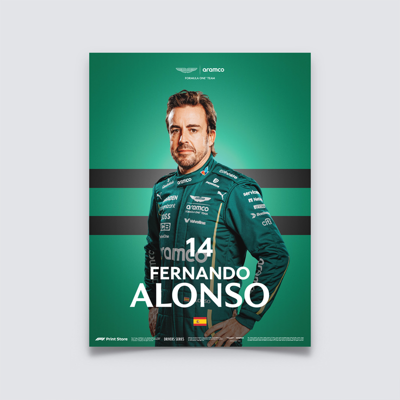 AMF1 FA 2025 DRIVER POSTER - Green